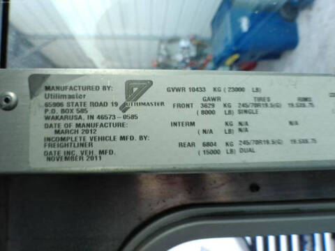 2012 Freightliner MT55 Chassis