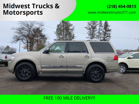 2008 Lincoln Navigator for sale at Midwest Trucks & Motorsports in Merrifield MN