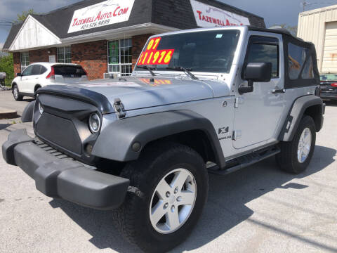 2007 Jeep Wrangler for sale at tazewellauto.com in Tazewell TN