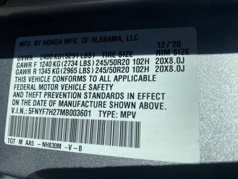 2021 Honda Passport Sport