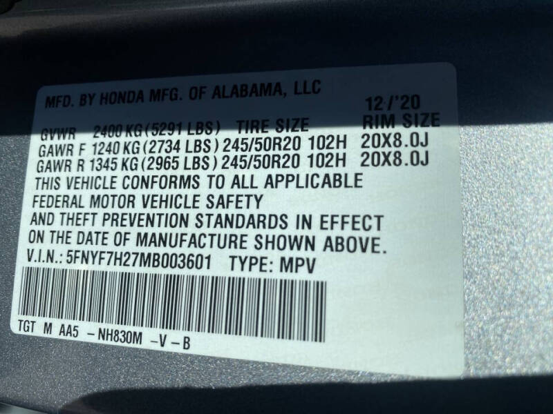 2021 Honda Passport Sport