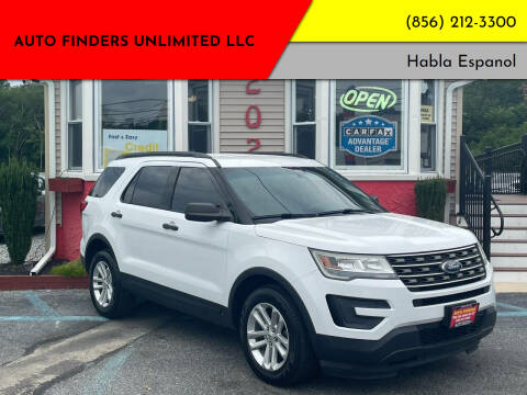 2016 Ford Explorer for sale at Auto Finders Unlimited LLC in Vineland NJ