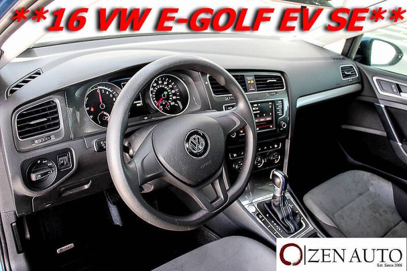 2016 Volkswagen e-Golf SE
