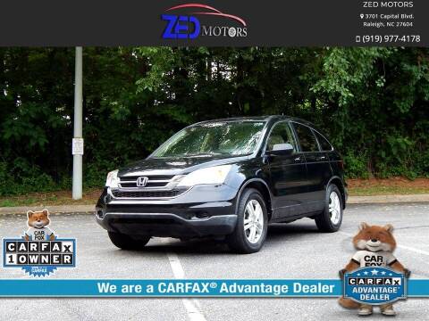 2010 Honda CR-V for sale at Zed Motors in Raleigh NC