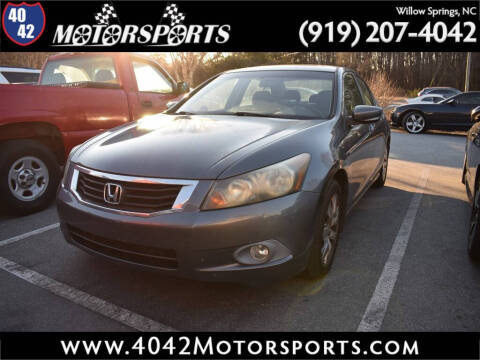 2010 Honda Accord for sale at 4042 Motorsports in Willow Spring NC