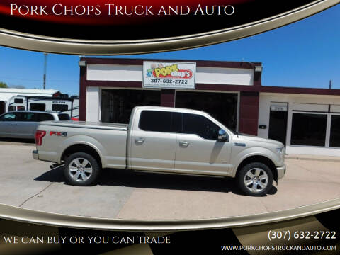 2017 Ford F-150 for sale at Pork Chops Truck and Auto in Cheyenne WY