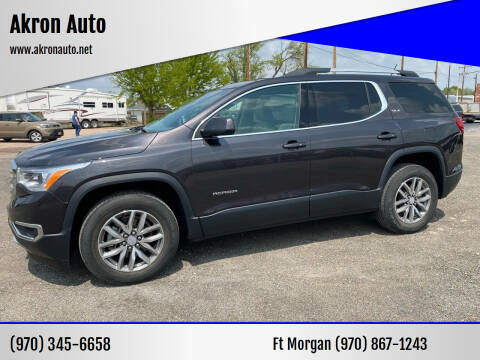 2017 GMC Acadia for sale at Akron Auto in Akron CO