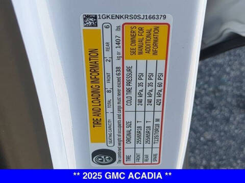 2025 GMC Acadia Elevation