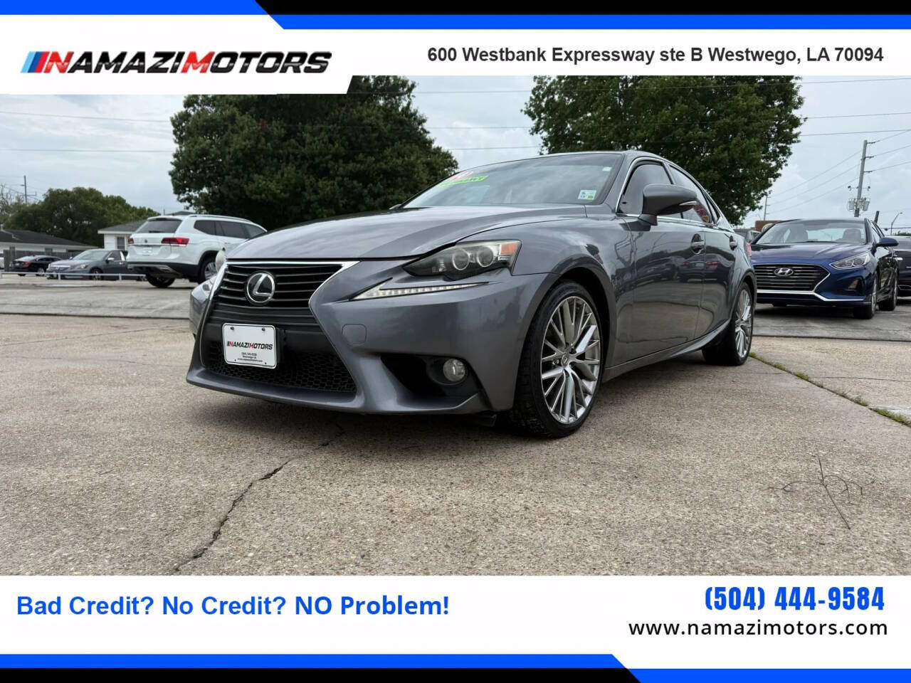 Gray 2014 Lexus IS 250 Base 4dr Sedan 1