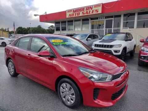 2020 Kia Rio for sale at Modern Auto Sales in Hollywood FL