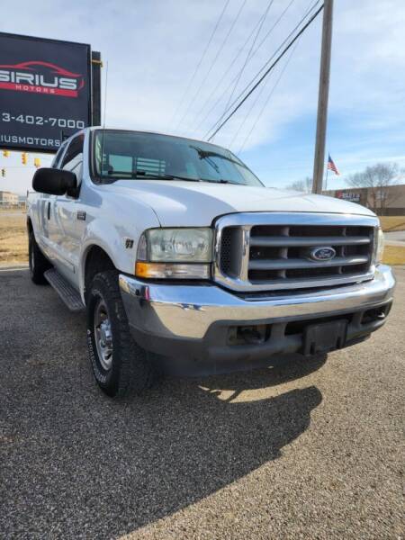 2002 Ford F-250 Super Duty for sale at SIRIUS MOTORS INC in Monroe OH