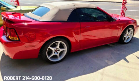 1999 Ford Mustang SVT Cobra for sale at Mr. Old Car in Dallas TX