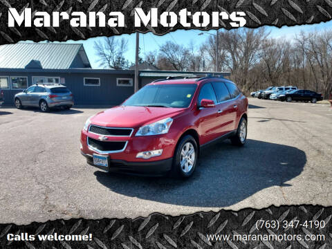 2012 Chevrolet Traverse for sale at Marana Motors in Princeton MN