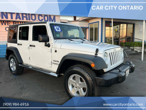 2014 Jeep Wrangler Unlimited for sale at Car City Ontario in Ontario CA