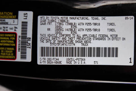 2015 Toyota Tundra SR5