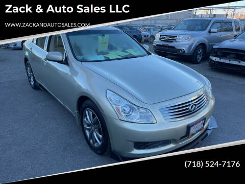 2007 Infiniti G35 for sale at Zack & Auto Sales LLC in Staten Island NY