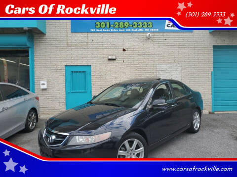 2004 Acura TSX for sale at Cars Of Rockville in Rockville MD
