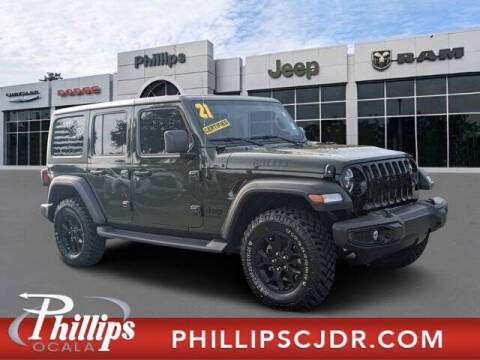 2021 Jeep Wrangler Unlimited for sale at Phillips Auto Group - PHILLIPS CHRYSLER JEEP DODGE RAM in Ocala FL