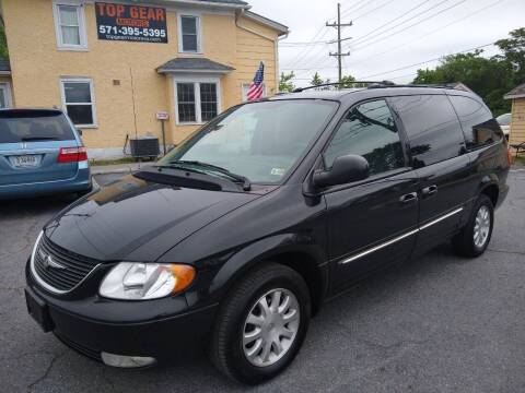 2003 Chrysler Town and Country for sale at Top Gear Motors in Winchester VA
