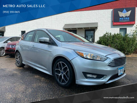 2015 Ford Focus for sale at METRO AUTO SALES LLC in Lino Lakes MN