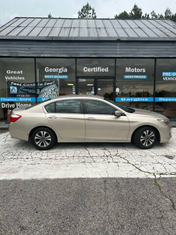 2013 Honda Accord for sale at Georgia Certified Motors in Stockbridge GA