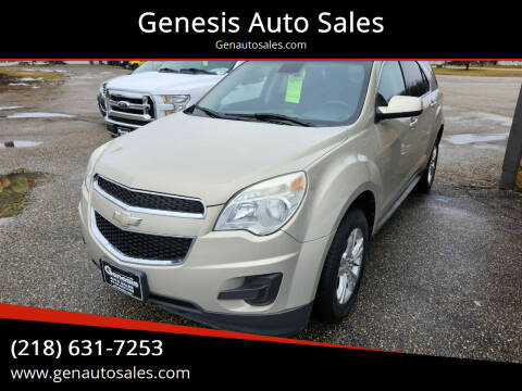 2012 Chevrolet Equinox for sale at Genesis Auto Sales in Wadena MN