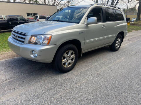 2003 Toyota Highlander for sale at J&J Motorsports in Halifax MA