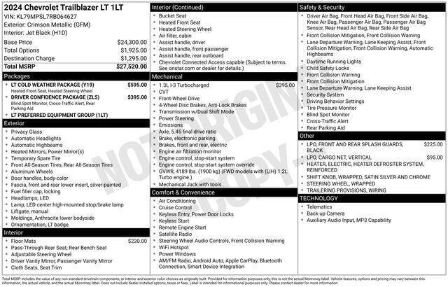2024 Chevrolet TrailBlazer LT