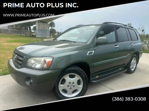 2007 Toyota Highlander for sale at PRIME AUTO PLUS INC. in Daytona Beach FL