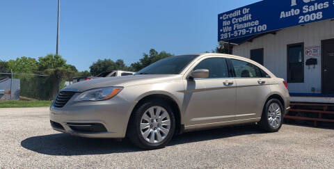 2014 Chrysler 200 for sale at P & A AUTO SALES in Houston TX