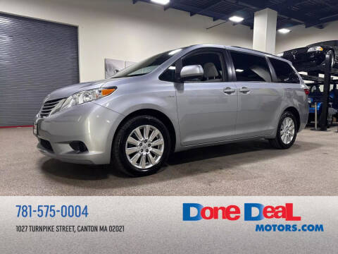 2017 Toyota Sienna for sale at DONE DEAL MOTORS in Canton MA