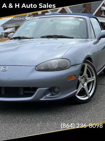 2004 Mazda MAZDASPEED MX-5 for sale at A & H Auto Sales in Greenville SC