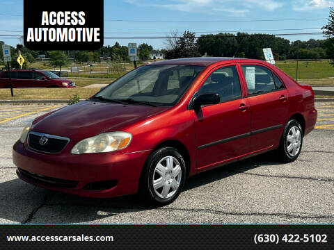 2005 Toyota Corolla for sale at ACCESS AUTOMOTIVE in Bensenville IL
