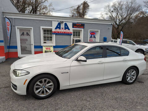 2014 BMW 5 Series for sale at A&A Auto Sales in Fuquay Varina NC