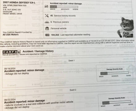 2007 Honda Odyssey EX-L