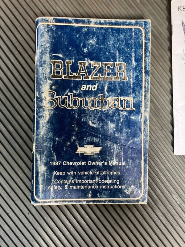 1987 Chevrolet Blazer