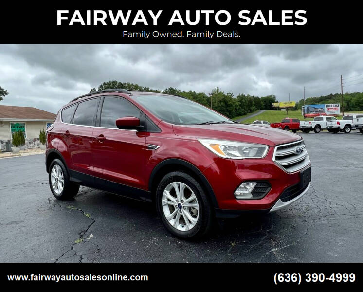 2018 Ford Escape for sale at FAIRWAY AUTO SALES in Washington MO