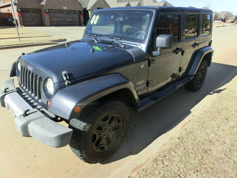 2008 Jeep Wrangler Unlimited for sale at BOOMER AUTOPLEX & PENSKE TRUCK RENTAL in Norman OK