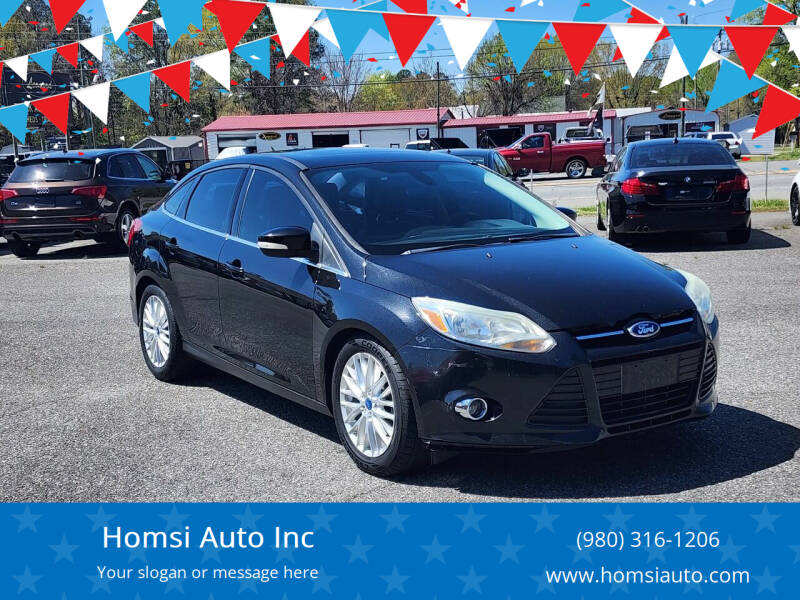 2012 Ford Focus for sale at Homsi Auto Inc in Kannapolis NC