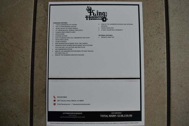 2023 Ford Bronco Black Diamond Advanced