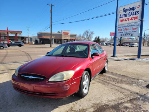 2002 Ford Taurus for sale at Springs Auto Sales in Colorado Springs CO
