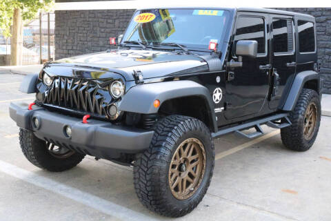 2017 Jeep Wrangler Unlimited for sale at Direct One Auto in Houston TX