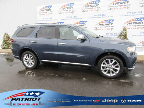 2019 Dodge Durango for sale at PATRIOT CHRYSLER DODGE JEEP RAM in Oakland MD