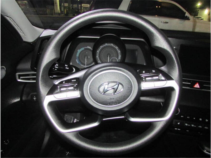 2021 Hyundai Elantra Hybrid Blue