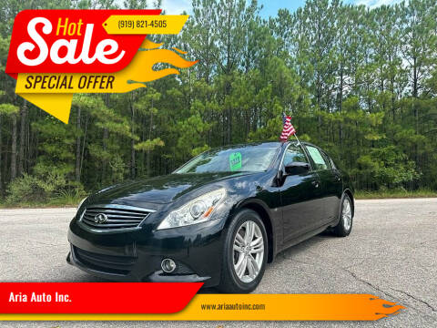 2015 Infiniti Q40 for sale at Aria Auto Inc. - Drive 1 Auto Sales in Wake Forest NC