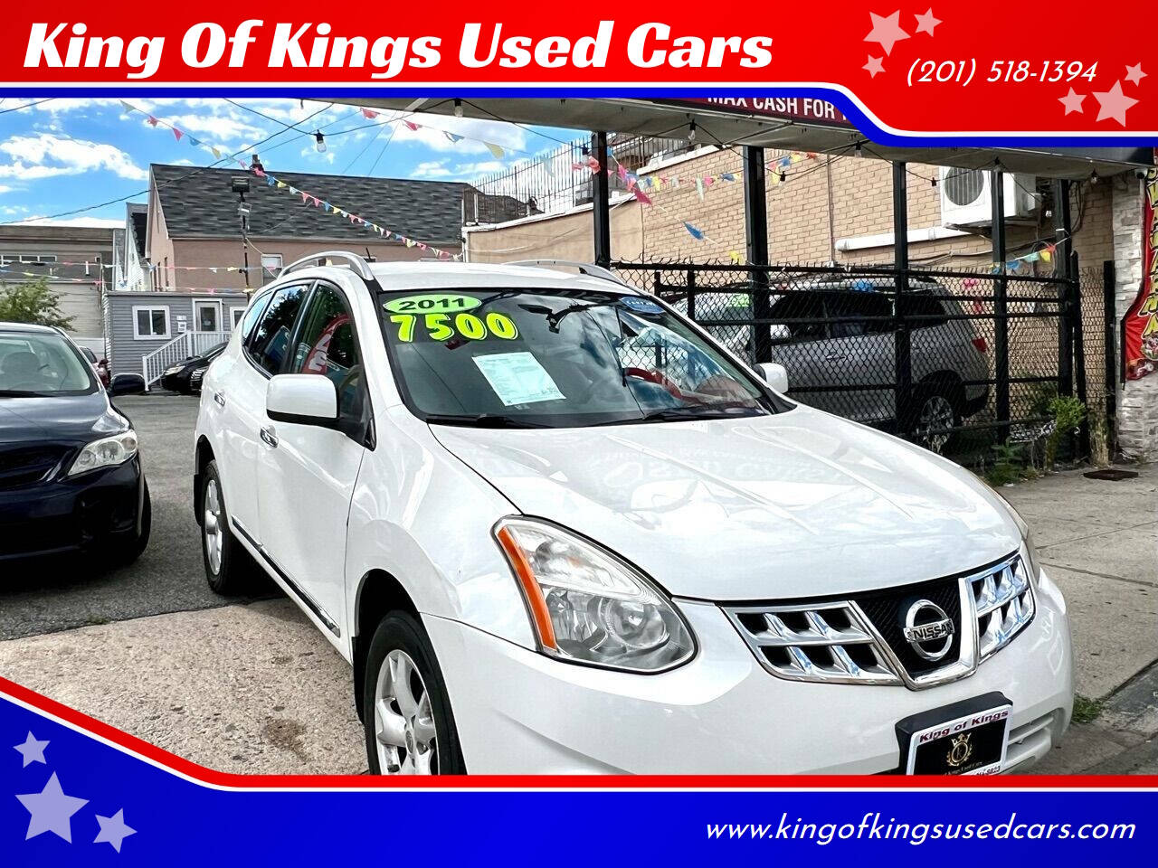 2011 Nissan Rogue SV AWD 4dr Crossover - Off White exterior view 3