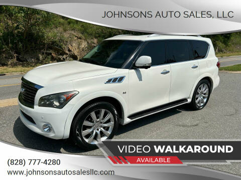 2014 Infiniti QX80 for sale at Johnsons Auto Sales, LLC in Marshall NC