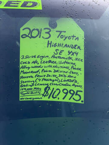 2013 Toyota Highlander SE