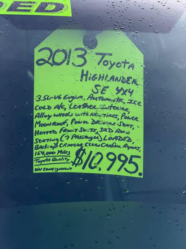 2013 Toyota Highlander SE