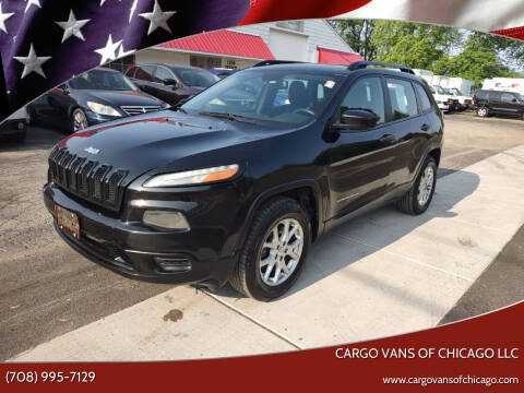 2015 Jeep Cherokee for sale at Cargo Vans of Chicago LLC in Bradley IL
